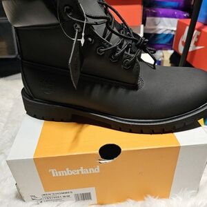 Timberland Black Leather Boots